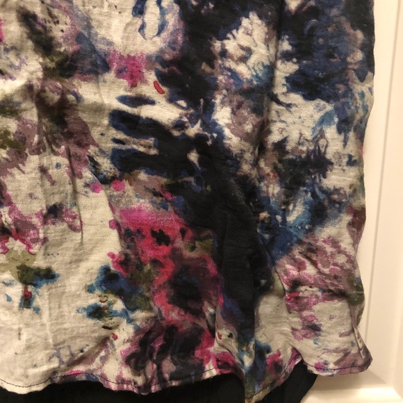 Vera Wang tank top dress shirt tunic L - Picture 4 of 8